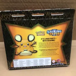 Pokemon TCG: Shining Fates Mad Party Pin Collections Dedenne Box - Sealed - Image 3
