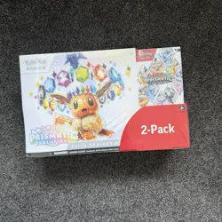 Pokemon TCG Prismatic Evolutions Costco Bundle ETB + Booster Bundle New & Sealed - Image 1