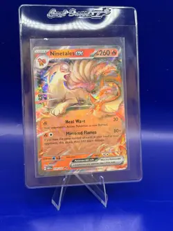 Pokemon Ninetales ex 038/165 MEW EN-151 Double Rare Holo NM - Image 1