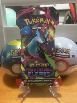 Sealed Charizard English Phantasmal Flames Sleeved Booster Pack Pokemon TCG New - Image 1