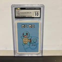 2019 POKEMON JAPANESE OLD MAID SQUIRTLE CGC 10 GEM MINT - Image 1