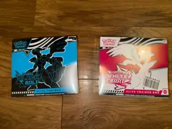 Pokemon TCG Set of 2 Black Bolt & White Flare Elite Trainer Box ETB New & Sealed - Image 1
