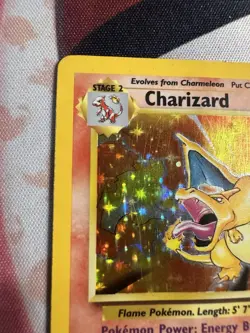 1999 Pokemon Base Set Charizard #4/102 Holo Rare MP/HP - Image 2