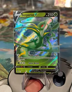 Pokemon TCG Serperior V Silver Tempest 007/195 Holo Ultra Rare NM - Image 1