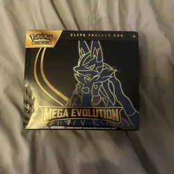 Pokemon TCG Mega Evolutions Lucario Elite Trainer Box ETB - Image 1