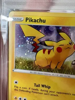 FART SWIRL PSA 10 Pokemon Pikachu SWSH039 Single Pack Blisters Black Star Promo - Image 2