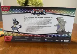 Pokemon TCG Prismatic Evolutions Lucario Ex + Tyranitar Ex Premium Collection - Image 2