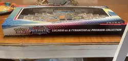Pokemon TCG Prismatic Evolutions Lucario Ex + Tyranitar Ex Premium Collection - Image 3