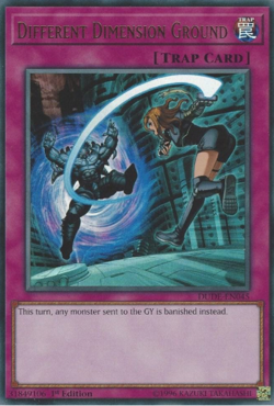 Different Dimension Ground - DUDE-EN045 - Ultra - First Ed - NM Yugioh - Image 1