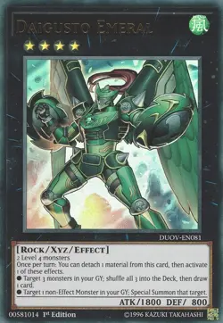 Yugioh! Daigusto Emeral - DUOV-EN081 - Ultra Rare - 1st Edition Near Mint, Engli - Image 1