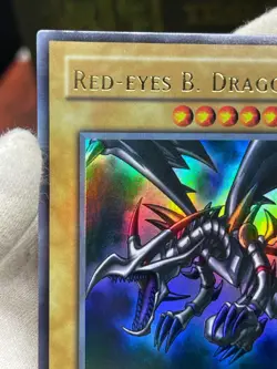 Yugioh LOB-070 Red Eyes Black Dragon 1st Edition Asian English 2002 - Image 5