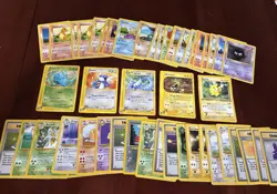 Vintage Pokemon WOTC Card Lot - Rares - Shadowless - Base Set - Image 1