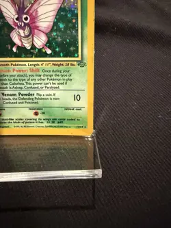 Pokemon TCG Venomoth Holo Unlimited Rare Card 13/64 Jungle Base Set LP - Image 5