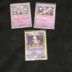 Pokemon Cards Mewtwo Lot of 3 - Image 1