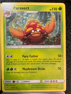 x16 Paras Parasect Pokemon Cards cute Grass type ?? ?? mixed Lot - Image 5