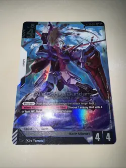 Aile Strike Gundam LR ST04-001 Seed Strike Gundam Card Game Near Mint TCG CCG - Image 4