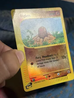 Diglett 106/165 Reverse Holo Foil Expedition E Reader Series Pokemon Card MP HP - Image 4