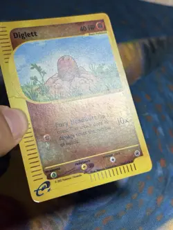 Diglett 106/165 Reverse Holo Foil Expedition E Reader Series Pokemon Card MP HP - Image 5