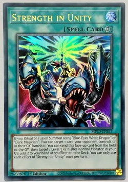 MP20-EN247 Strength in Unity - Ultra Rare 1st Edition Lightly Played YuGiOh Card - Image 1