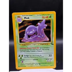 Muk 13/62 Holo Rare Pokemon Card 1999 Wizards of the Coast Base Set MP - Image 1