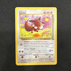 Pokemon TCG Italian NM Eevee 51/64 Jungle Common Card WOTC Vintage - Image 1