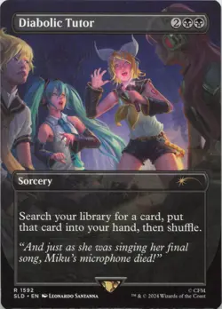 Diabolic Tutor () R Secret Lair Drop Series 1592 NM MTG - Image 1