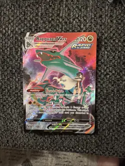 Pokemon TCG Swsh12: Silver Tempest Rayquaza VMAX TG20/TG30 Card - Image 1