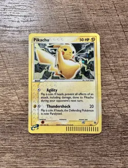 Pokemon TCG Pikachu Nintendo Black Star Promos Holo 012 MP - Image 1