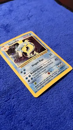 Pokemon TCG Gyarados Holo Rare 6/102 Unlimited Edition Base Set - Image 4