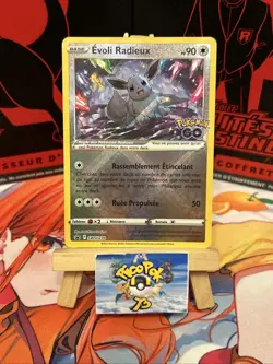 Carte pokemon Evoli Radieux FR pokemon Go SWSH230 Promo - neuve - Image 1