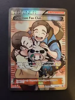 Pokemon Fan Club (106 Full Art) 106/106 Flashfire Holo - Image 1