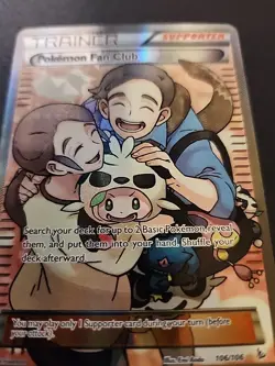 Pokemon Fan Club (106 Full Art) 106/106 Flashfire Holo - Image 2