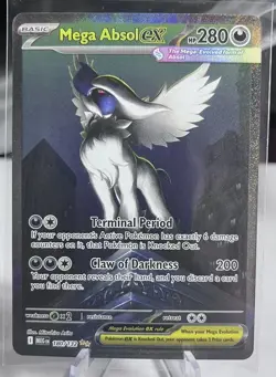 Mega Absol Ex 180/132 Mega Evolution Special Illustration Rare Pokemon TCG NM - Image 1