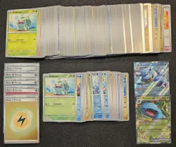 Pokemon SV 151 Lot of 191 C/U/R/TH/EX Master Set Starter - No Dupes - NM *READ* - Image 1