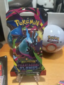 Sealed Charizard English Phantasmal Flames Sleeved Booster Pack Pokemon TCG New - Image 1