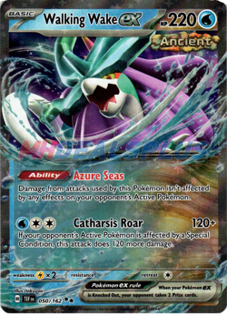 NM Pokemon Temporal Forces Walking Wake EX Double Rare 050 #050/162 - Image 1