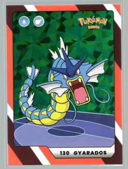 2025 Pokemon Kanto Full House - Green Cracked Ice Holo- GYARADOS #130 - Image 1