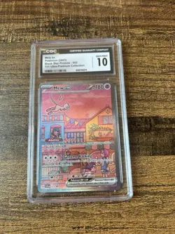 MEW EX Scarlet & Violet Black Star Promo Holo #053 CGC 10 Gem Mint Pokemon - Image 1