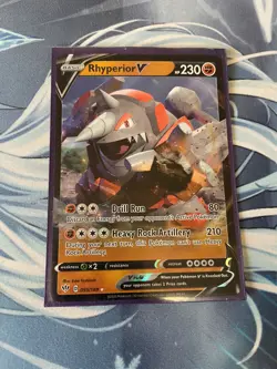 POKEMON - RHYPERIOR V - 095/189 - NM - DARKNESS ABLAZE - ULTRA RARE - Image 1