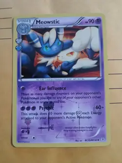 Meowstic RC15/RC32 Pokemon TCG XY Generations Radiant Collection Holo 002 - Image 1