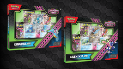 NEW Pokemon Shrouded Fable Greninja + Kingdra EX Collection Box Bundle Sealed ? - Image 1