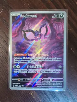 Pokemon Card TCG - Pecharunt SVP 129 Promo Shrouded Fable ETB Promo Near Mint - Image 1