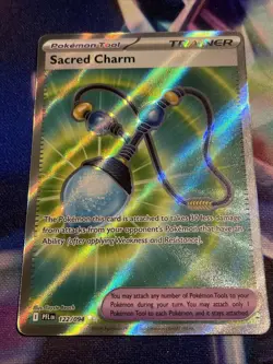 Pokemon TCG Sacred Charm 122/094 Full Art Ultra Rare Phantasmal Flames NM/M - Image 1