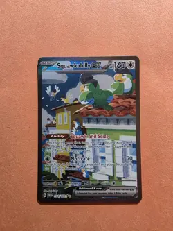Pokemon Squawkabilly EX TCG Card Paldea Evolved 264/193 Illustration Rare - Image 1
