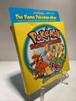 POKEMON SCRATCHEES vintage NEW OLD STOCK CHARMANDER PIKACHU GAME CARDS SEALED - Image 3