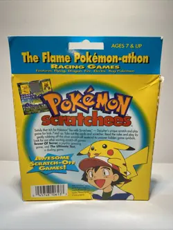 POKEMON SCRATCHEES vintage NEW OLD STOCK CHARMANDER PIKACHU GAME CARDS SEALED - Image 4