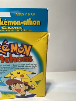 POKEMON SCRATCHEES vintage NEW OLD STOCK CHARMANDER PIKACHU GAME CARDS SEALED - Image 5