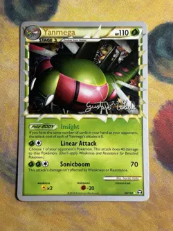 Yanmega Prime 98/102 World Championships 2011 HGSS Pokemon TCG Card LP - Image 2