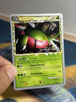 Yanmega Prime 98/102 World Championships 2011 HGSS Pokemon TCG Card LP - Image 3