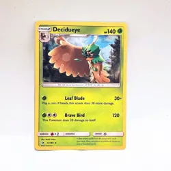 Pokemon Decidueye 11/149 Cracked Ice Holo Sun & Moon Rare Stage 2 TCG Card - Image 1